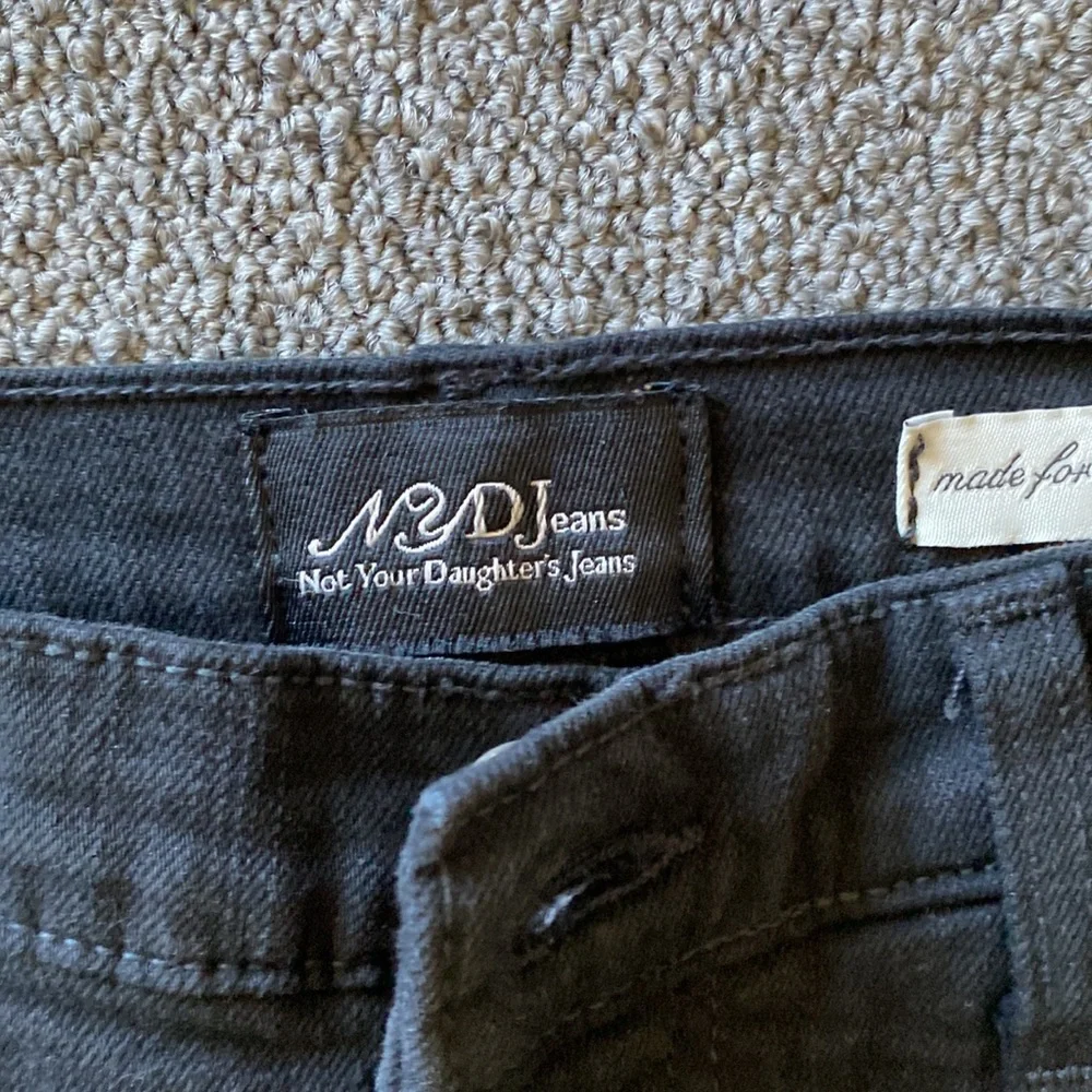 NYDJ black with studding on the side . - Picture 6 of 6